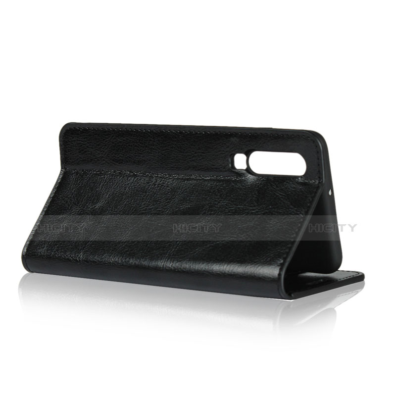 Funda de Cuero Cartera con Soporte para Huawei P30 Negro