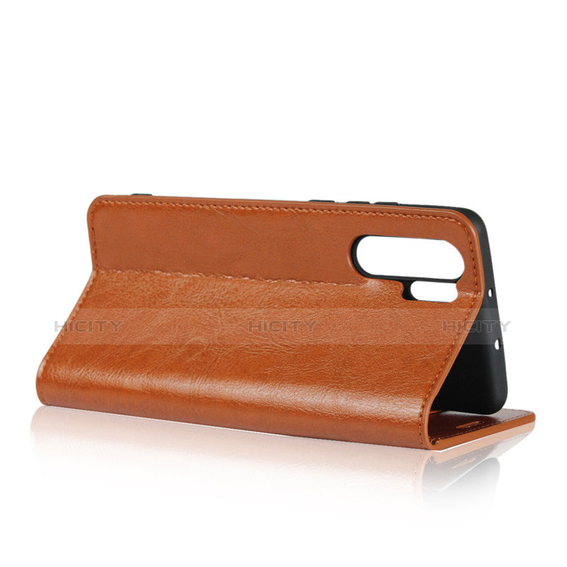 Funda de Cuero Cartera con Soporte para Huawei P30 Pro New Edition Naranja