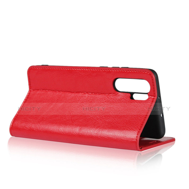 Funda de Cuero Cartera con Soporte para Huawei P30 Pro New Edition Rojo