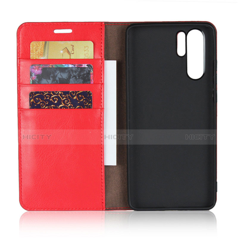 Funda de Cuero Cartera con Soporte para Huawei P30 Pro New Edition Rojo