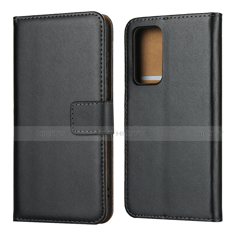 Funda de Cuero Cartera con Soporte para Huawei P40 Negro