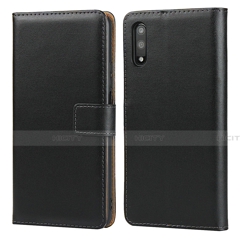 Funda de Cuero Cartera con Soporte para Huawei Y9 Prime (2019) Negro