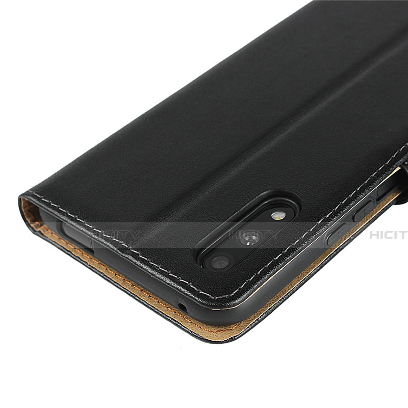 Funda de Cuero Cartera con Soporte para Huawei Y9 Prime (2019) Negro