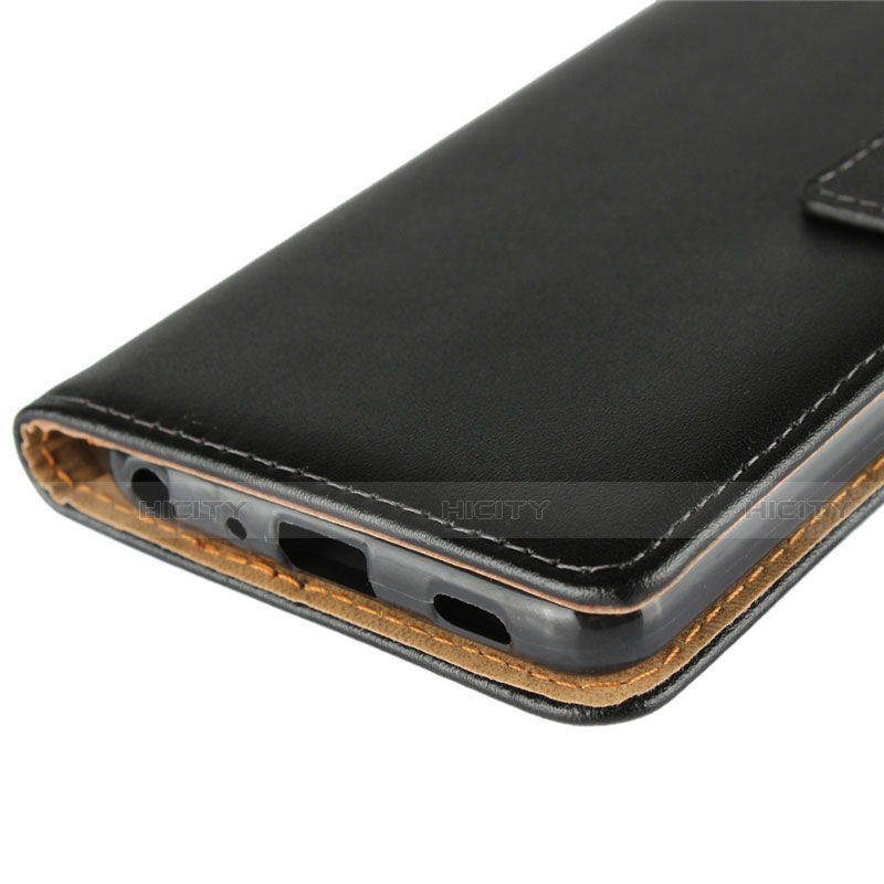 Funda de Cuero Cartera con Soporte para LG G7 Negro