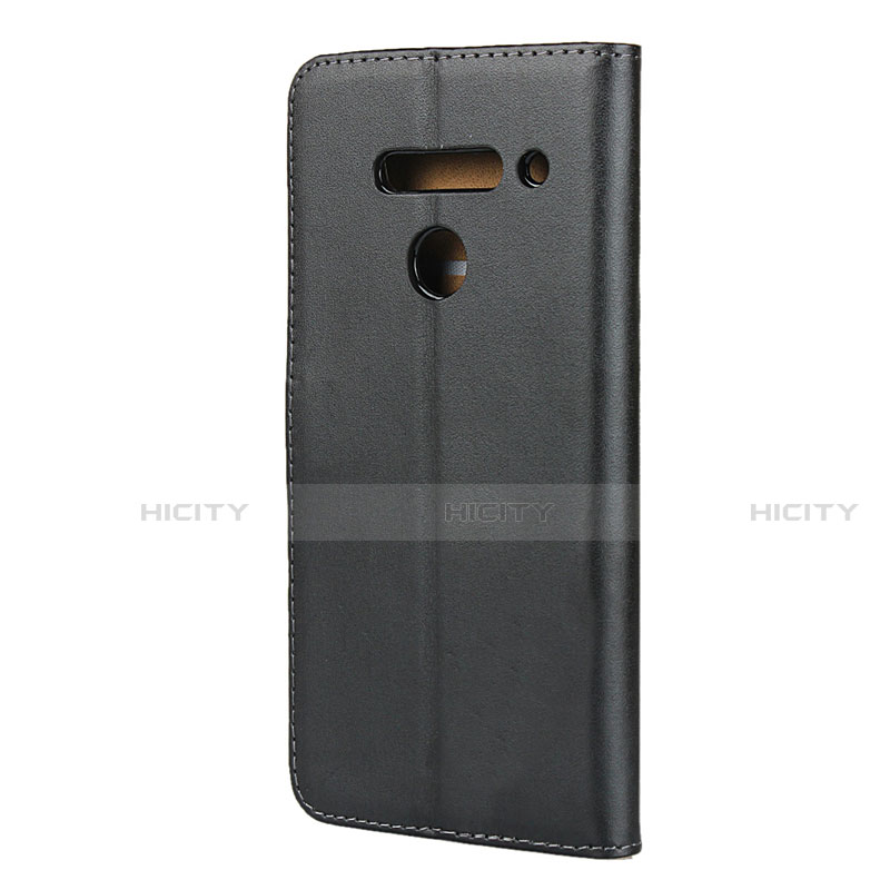 Funda de Cuero Cartera con Soporte para LG V50 ThinQ 5G Negro