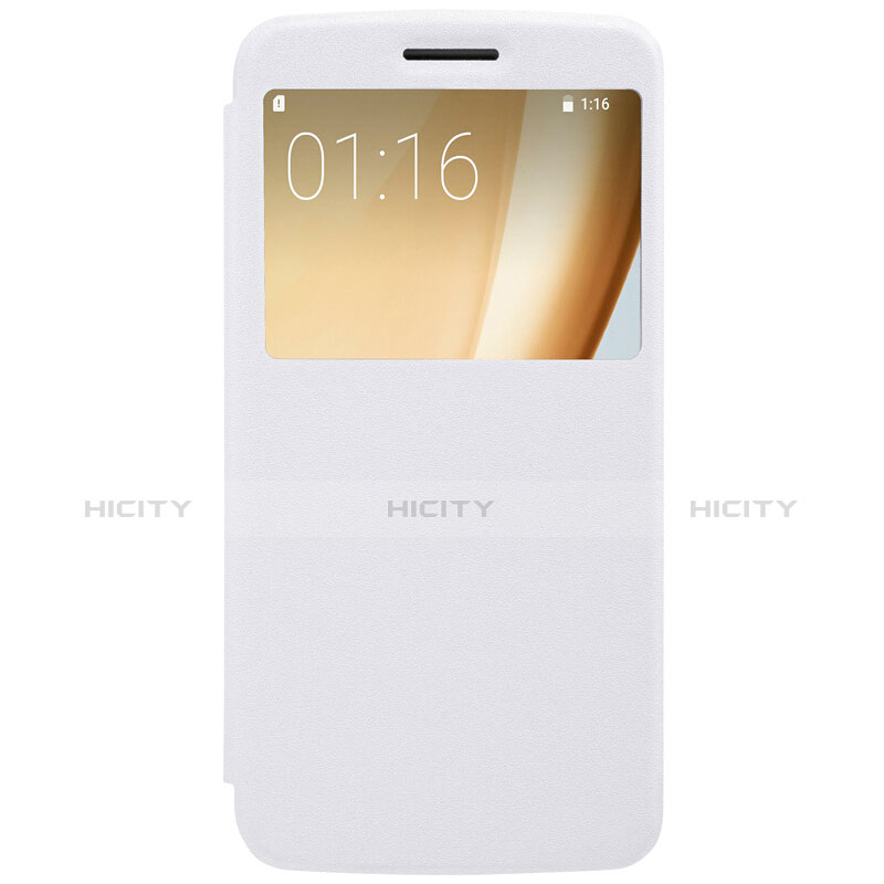 Funda de Cuero Cartera con Soporte para Motorola Moto M XT1662 Blanco