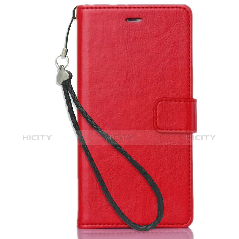 Funda de Cuero Cartera con Soporte para Nokia 3.1 Plus Rojo