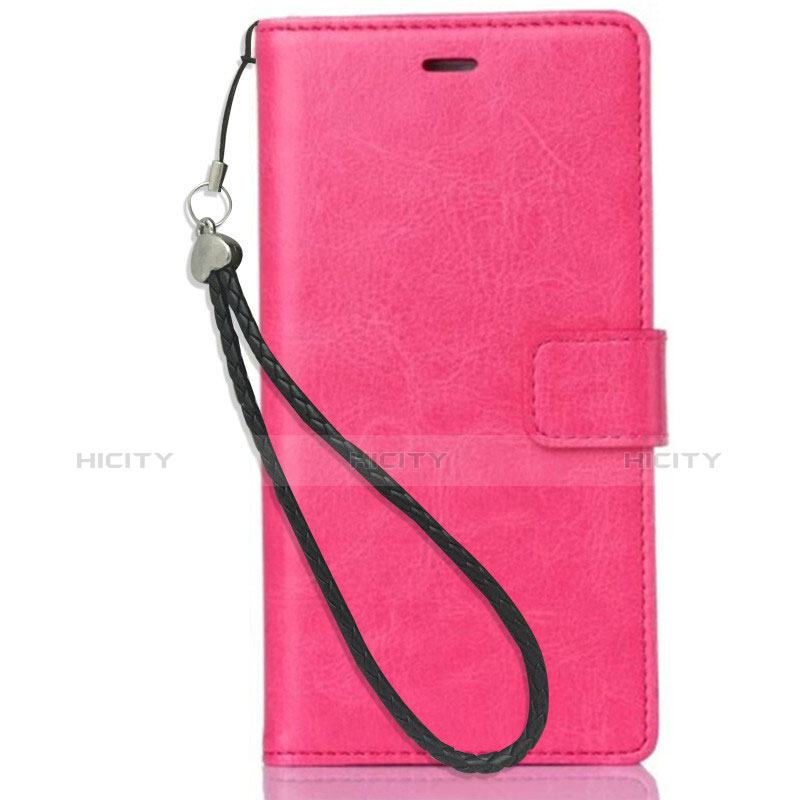 Funda de Cuero Cartera con Soporte para Nokia 3.1 Plus Rosa Roja