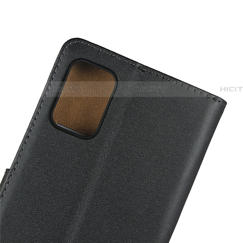 Funda de Cuero Cartera con Soporte para Samsung Galaxy A71 5G Negro