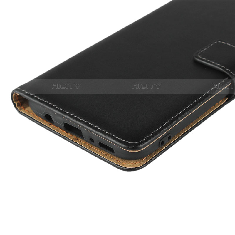 Funda de Cuero Cartera con Soporte para Samsung Galaxy A90 5G Negro