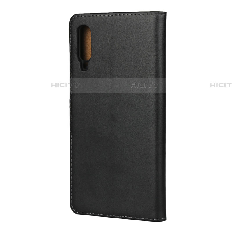 Funda de Cuero Cartera con Soporte para Samsung Galaxy A90 5G Negro