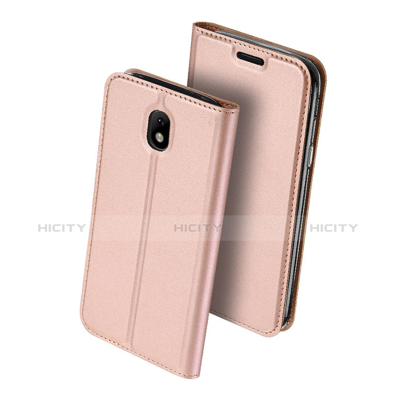 Funda de Cuero Cartera con Soporte para Samsung Galaxy J5 (2017) SM-J750F Rosa