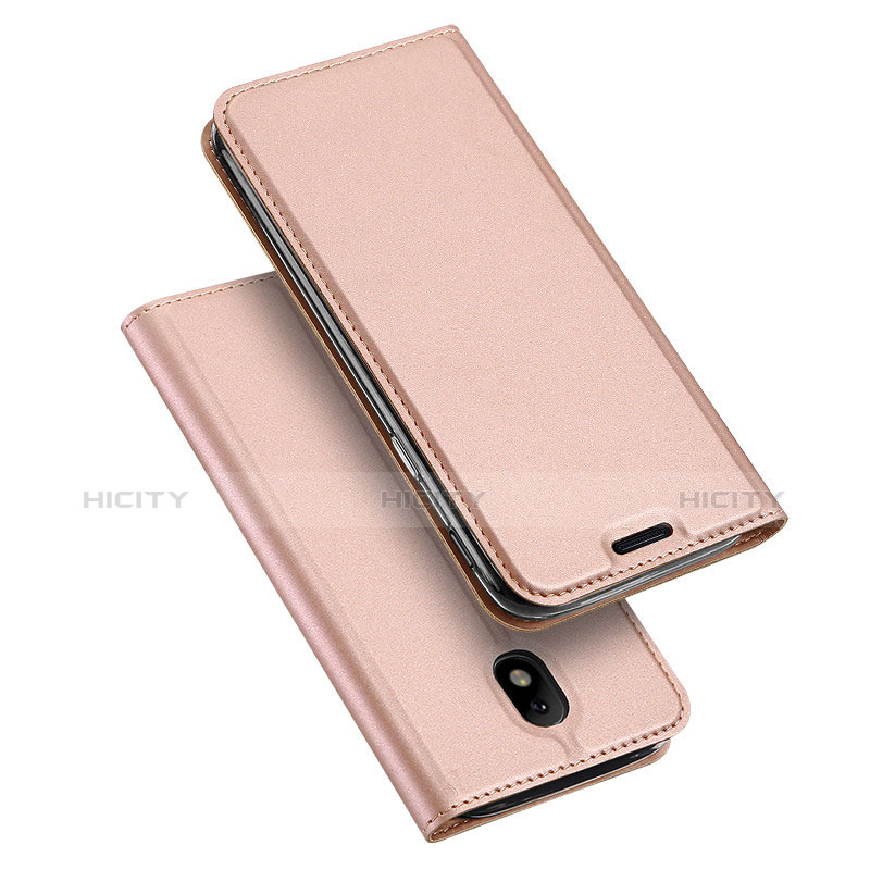 Funda de Cuero Cartera con Soporte para Samsung Galaxy J5 (2017) SM-J750F Rosa