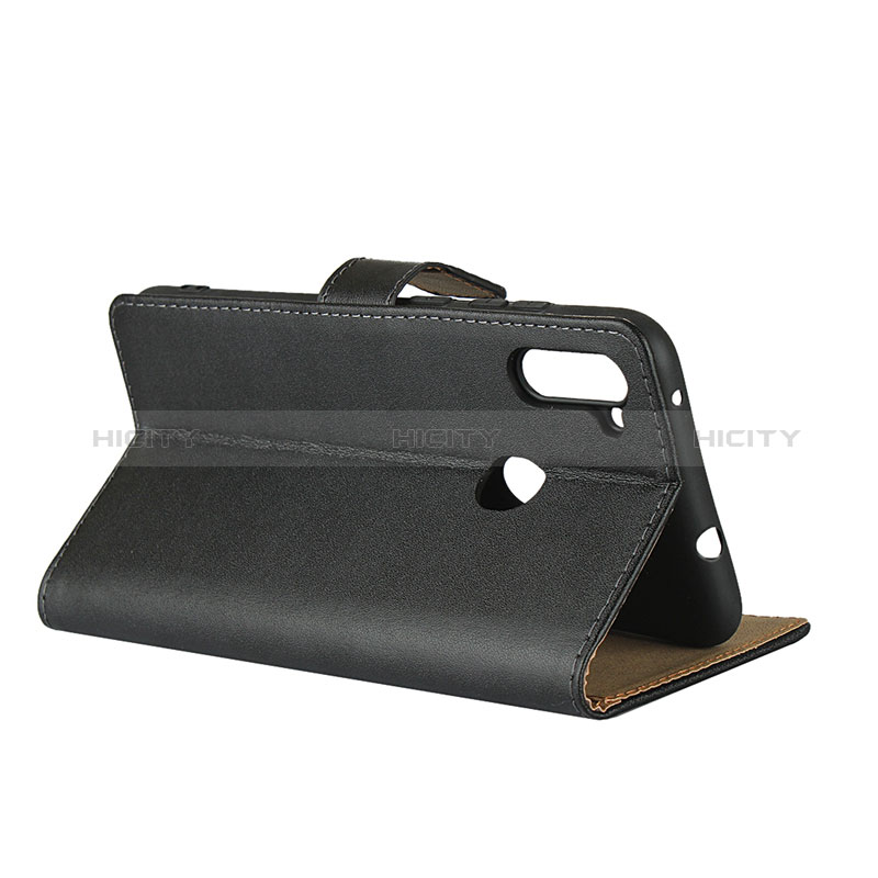 Funda de Cuero Cartera con Soporte para Samsung Galaxy M11 Negro