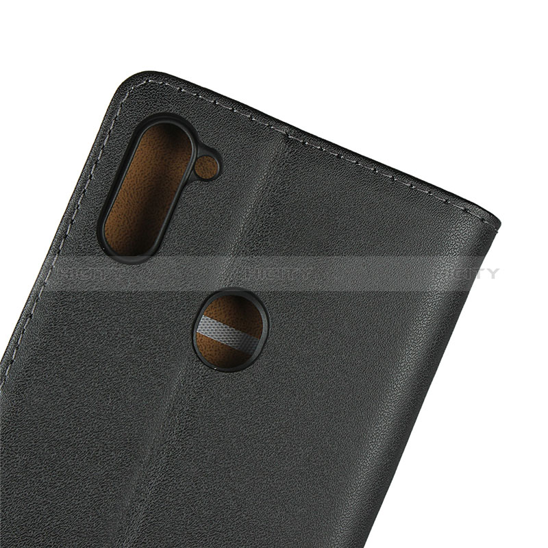 Funda de Cuero Cartera con Soporte para Samsung Galaxy M11 Negro