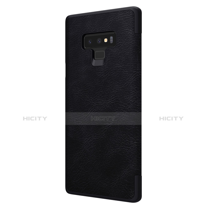 Funda de Cuero Cartera con Soporte para Samsung Galaxy Note 9 Negro