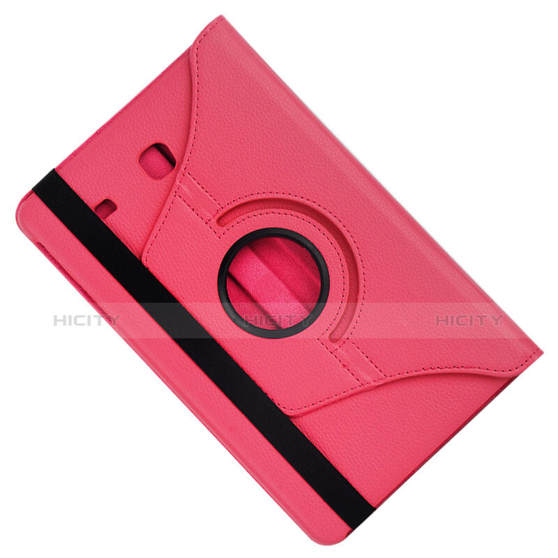 Funda de Cuero Cartera con Soporte para Samsung Galaxy Tab E 9.6 T560 T561 Rojo