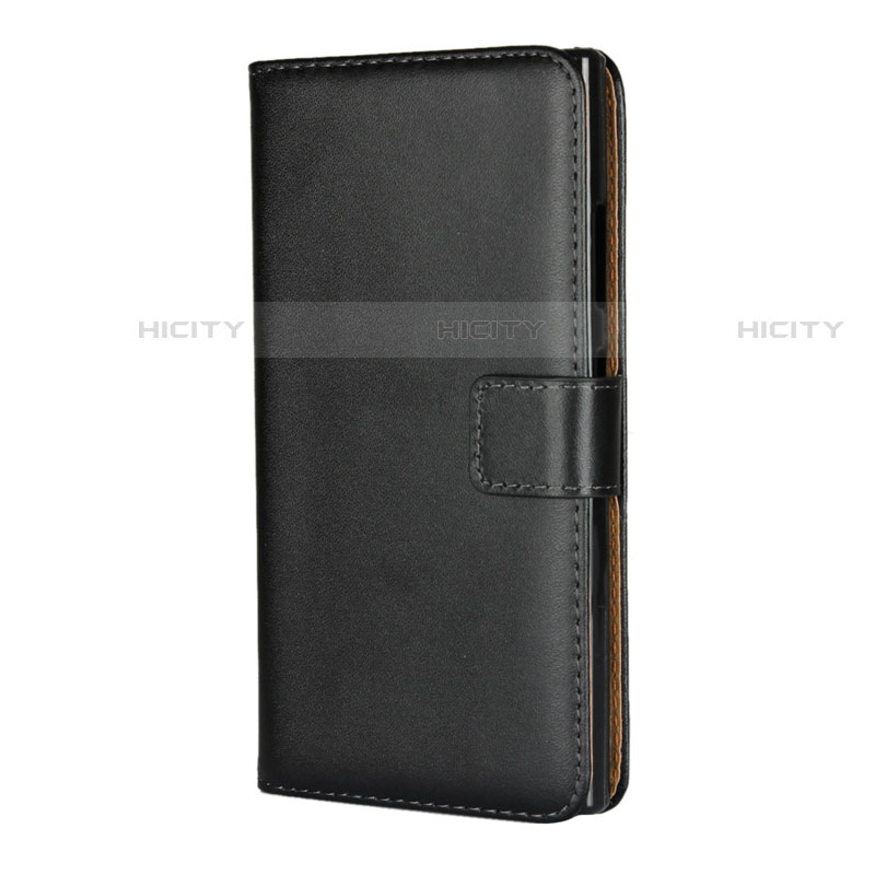 Funda de Cuero Cartera con Soporte para Sony Xperia L2 Negro