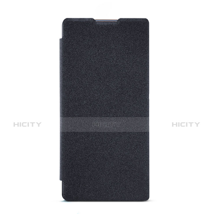 Funda de Cuero Cartera con Soporte para Sony Xperia XA Ultra Negro