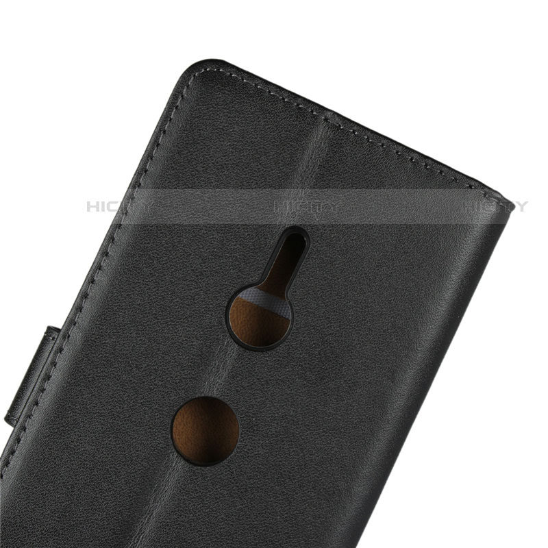 Funda de Cuero Cartera con Soporte para Sony Xperia XZ3 Negro