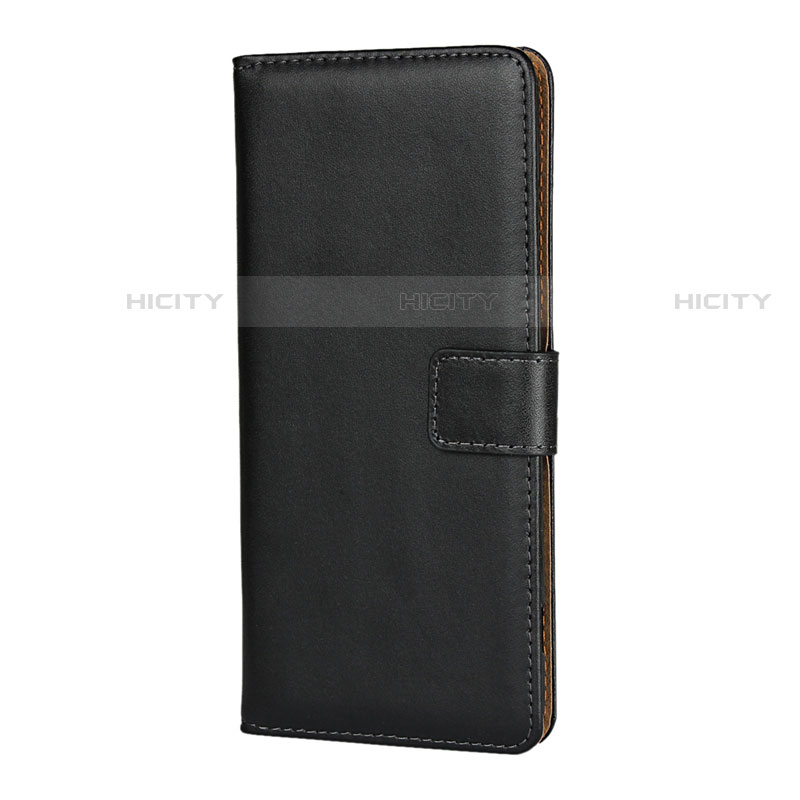 Funda de Cuero Cartera con Soporte para Sony Xperia XZ3 Negro