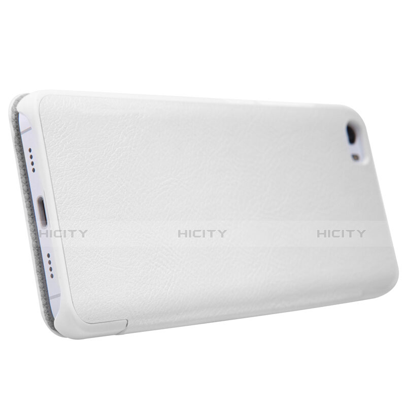 Funda de Cuero Cartera con Soporte para Xiaomi Mi 5 Blanco