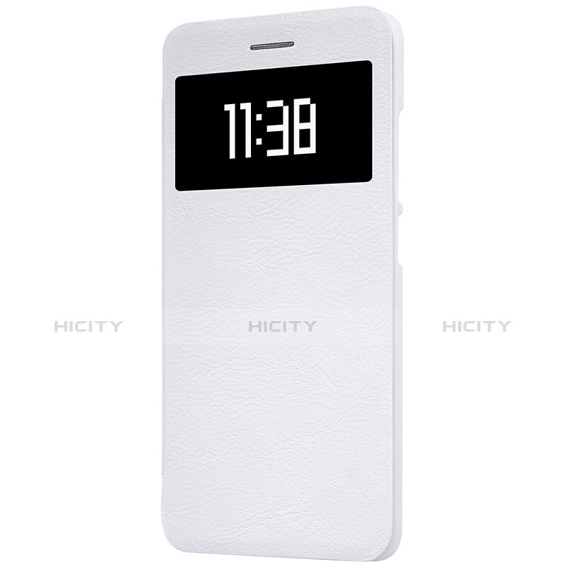 Funda de Cuero Cartera con Soporte para Xiaomi Mi 5S Blanco