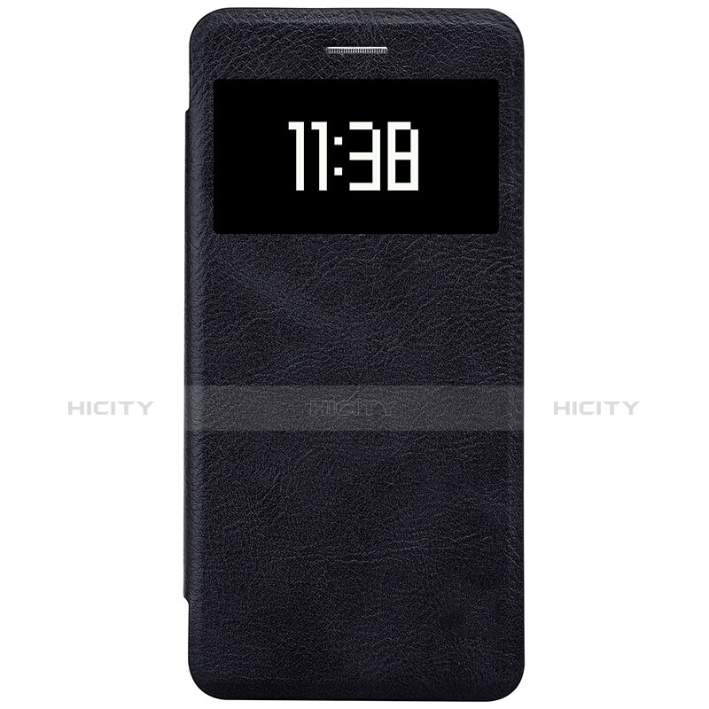 Funda de Cuero Cartera con Soporte para Xiaomi Mi 5S Negro