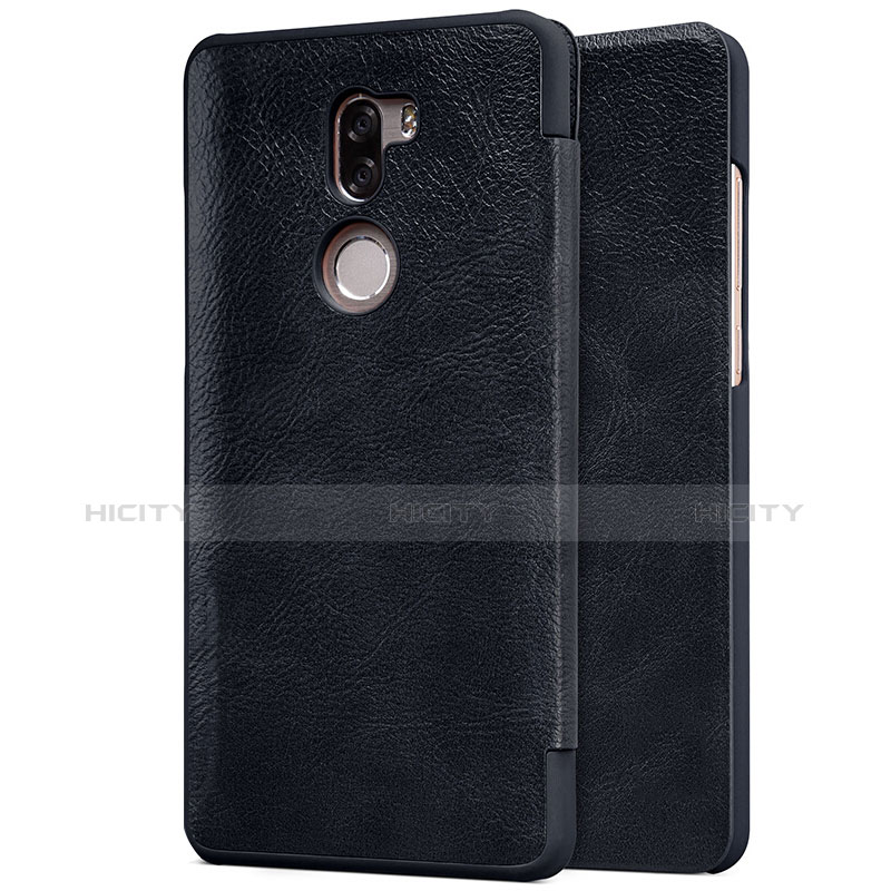 Funda de Cuero Cartera con Soporte para Xiaomi Mi 5S Plus Negro