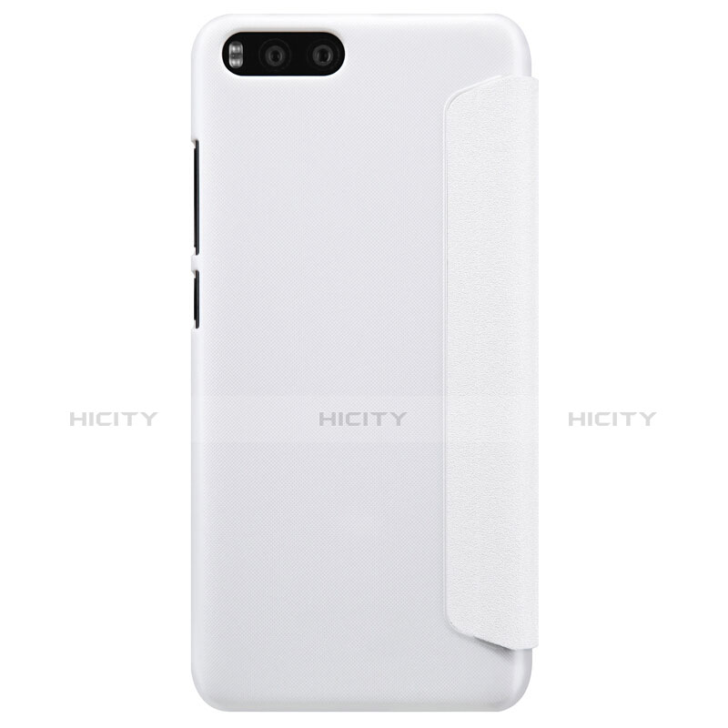 Funda de Cuero Cartera con Soporte para Xiaomi Mi 6 Blanco