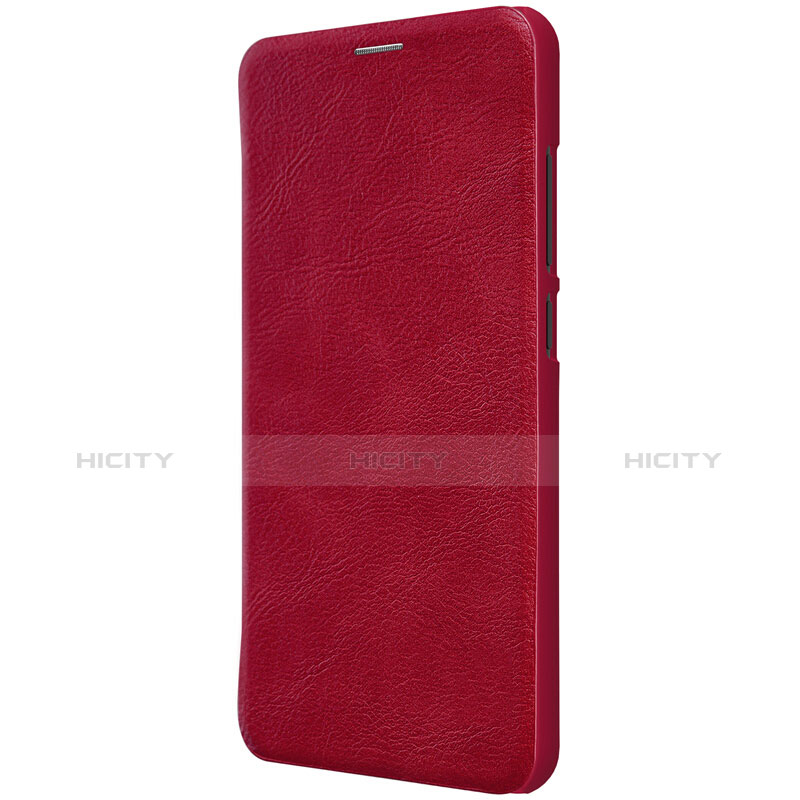 Funda de Cuero Cartera con Soporte para Xiaomi Mi 8 Rojo