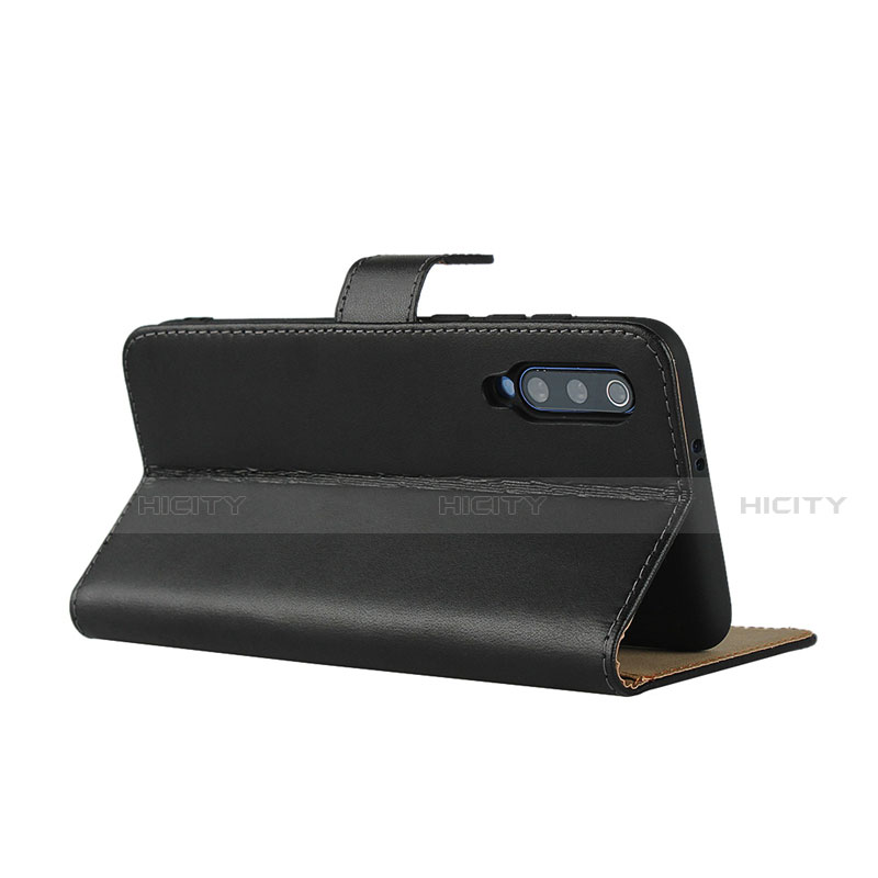 Funda de Cuero Cartera con Soporte para Xiaomi Mi 9 Lite Negro