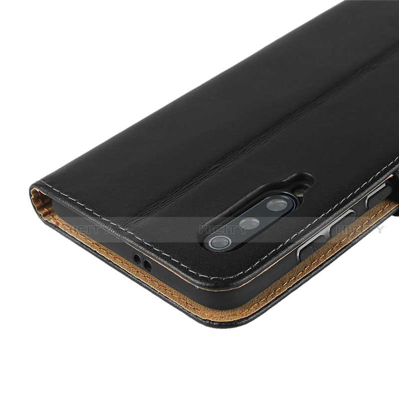 Funda de Cuero Cartera con Soporte para Xiaomi Mi 9 Lite Negro