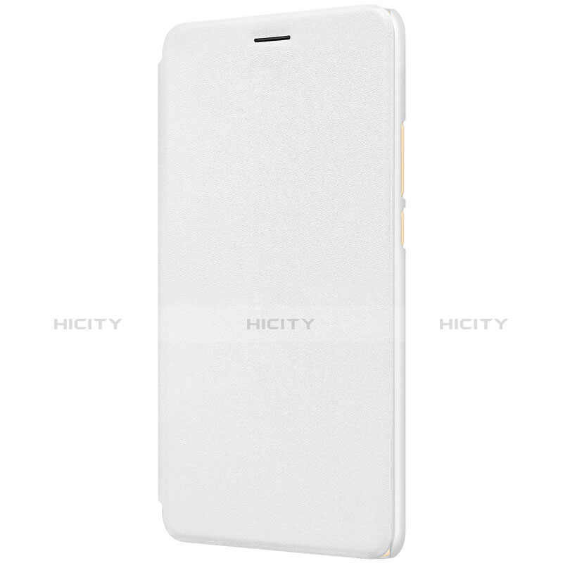 Funda de Cuero Cartera con Soporte para Xiaomi Mi Max 2 Blanco