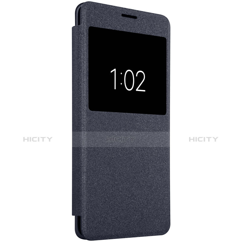 Funda de Cuero Cartera con Soporte para Xiaomi Mi Note 2 Special Edition Negro