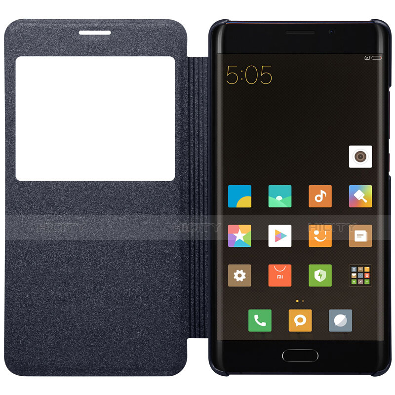 Funda de Cuero Cartera con Soporte para Xiaomi Mi Note 2 Special Edition Negro