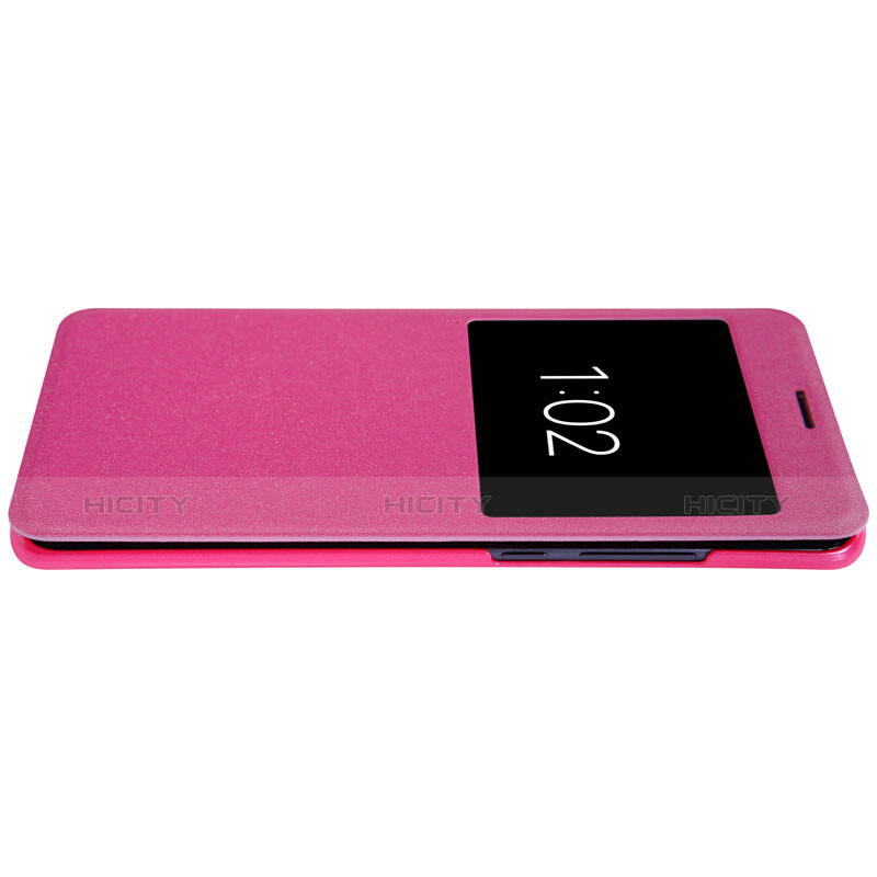 Funda de Cuero Cartera con Soporte para Xiaomi Mi Note 2 Special Edition Rosa Roja