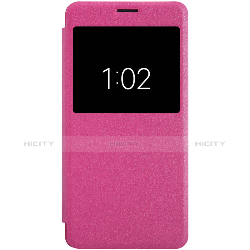 Funda de Cuero Cartera con Soporte para Xiaomi Mi Note 2 Special Edition Rosa Roja