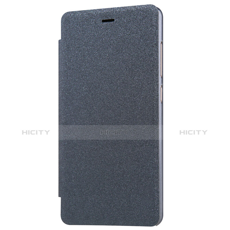 Funda de Cuero Cartera con Soporte para Xiaomi Redmi 3S Prime Negro