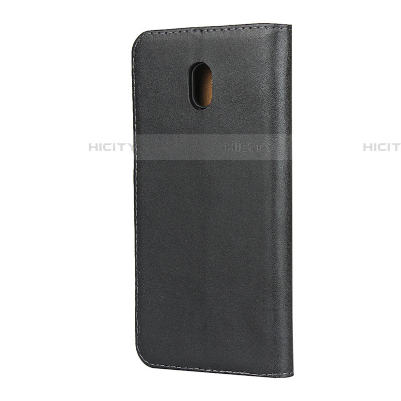 Funda de Cuero Cartera con Soporte para Xiaomi Redmi 8A Negro