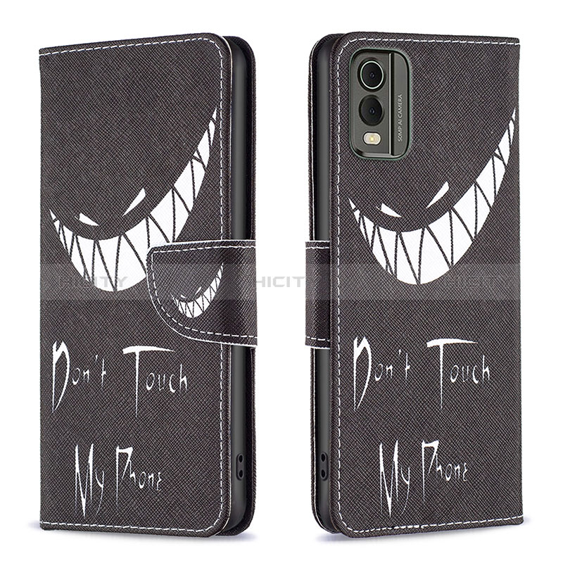 Funda de Cuero Cartera con Soporte Patron de Moda Carcasa B01F para Nokia C32