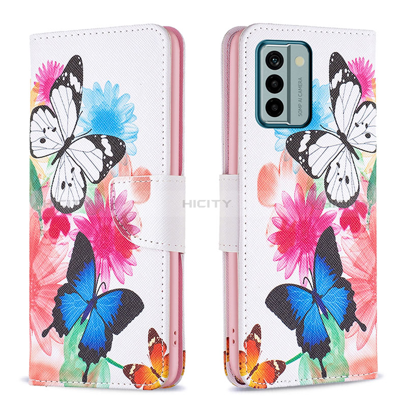 Funda de Cuero Cartera con Soporte Patron de Moda Carcasa B01F para Nokia G22 Vistoso