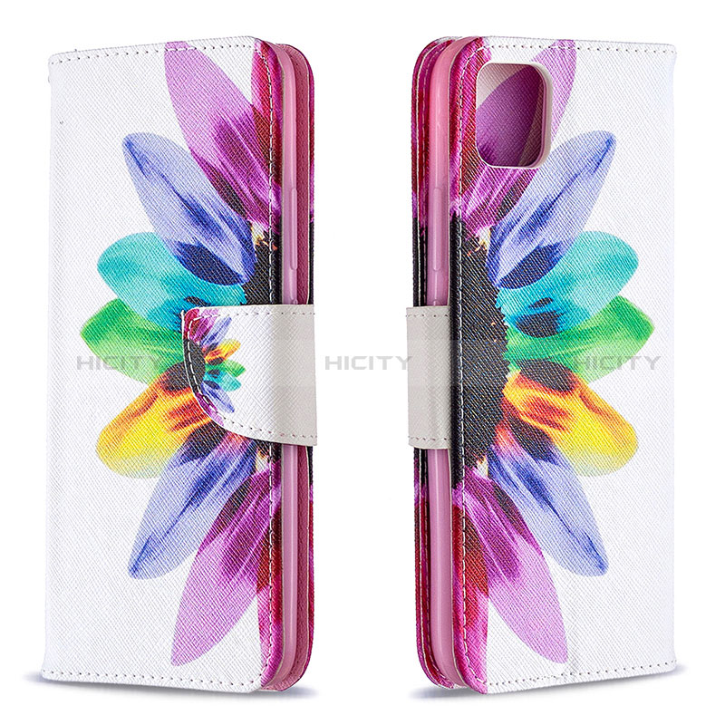 Funda de Cuero Cartera con Soporte Patron de Moda Carcasa B01F para Realme C11 (2021)