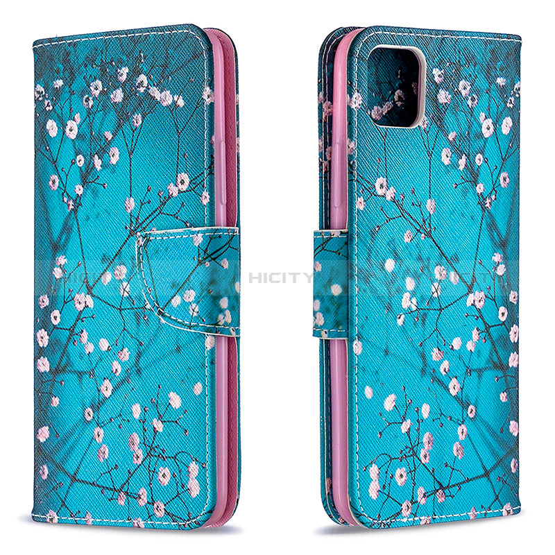 Funda de Cuero Cartera con Soporte Patron de Moda Carcasa B01F para Realme C20A