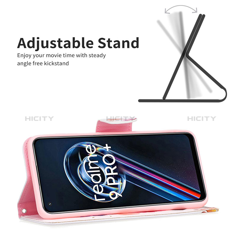 Funda de Cuero Cartera con Soporte Patron de Moda Carcasa B01F para Realme Narzo 50 Pro 5G