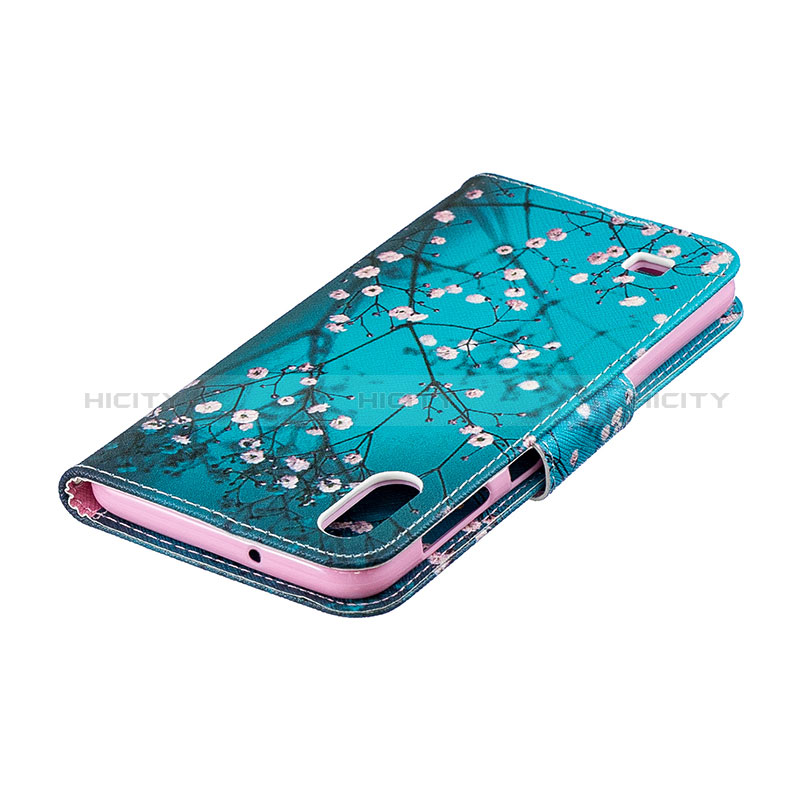 Funda de Cuero Cartera con Soporte Patron de Moda Carcasa B01F para Samsung Galaxy A10