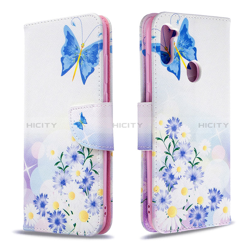 Funda de Cuero Cartera con Soporte Patron de Moda Carcasa B01F para Samsung Galaxy A11