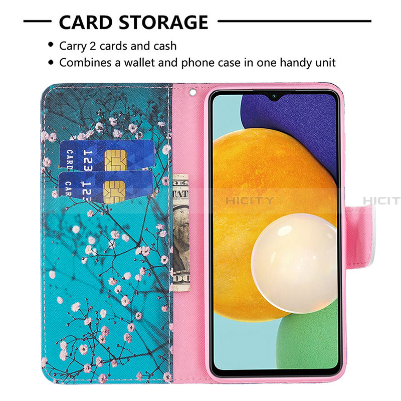 Funda de Cuero Cartera con Soporte Patron de Moda Carcasa B01F para Samsung Galaxy A13 5G