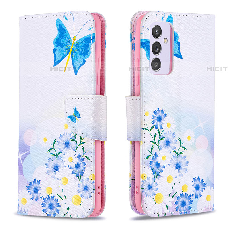 Funda de Cuero Cartera con Soporte Patron de Moda Carcasa B01F para Samsung Galaxy A24 4G