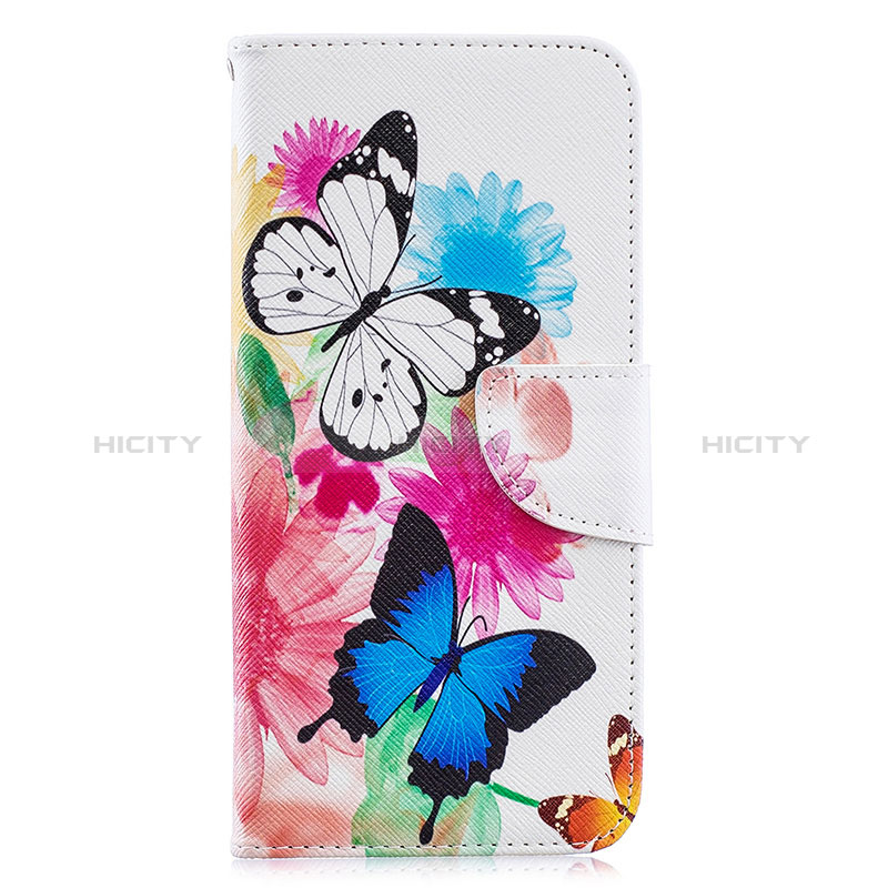 Funda de Cuero Cartera con Soporte Patron de Moda Carcasa B01F para Samsung Galaxy A30